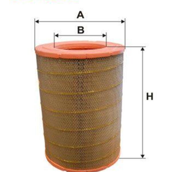 Vzduchový filtr WIX FILTERS 93163E