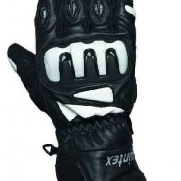 Wintex SBK kožené černé sportovní rukavice S