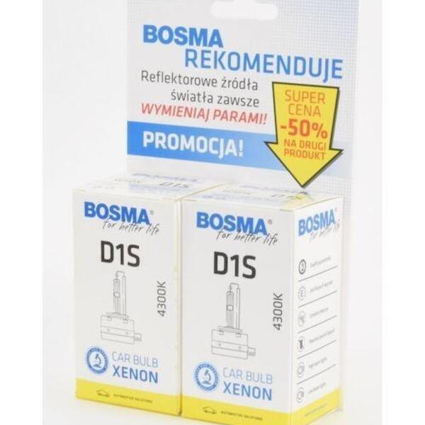Xenonová výbojka D1S BOSMA 4300K Set 2ks