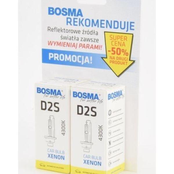 Xenonová výbojka D2S BOSMA 4300K Set 2ks