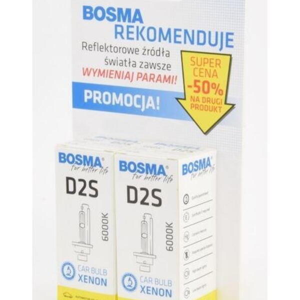 Xenonová výbojka D2S BOSMA 6000K Set 2ks