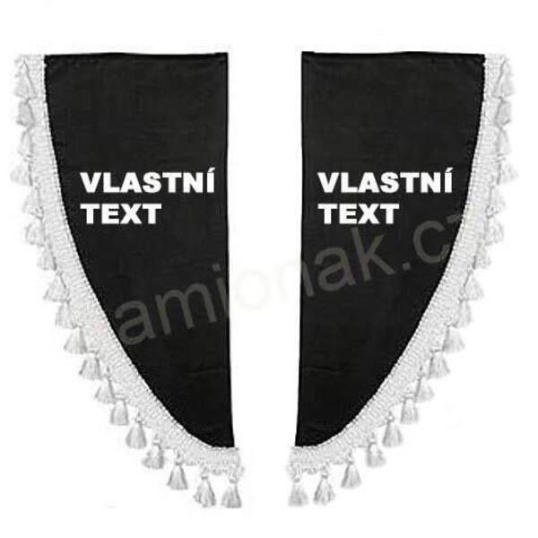 Záclonky boční - VLASTNÍ TEXT - flop