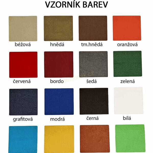 Závěsy skládací HEAVY - RŮZNÉ BARVY