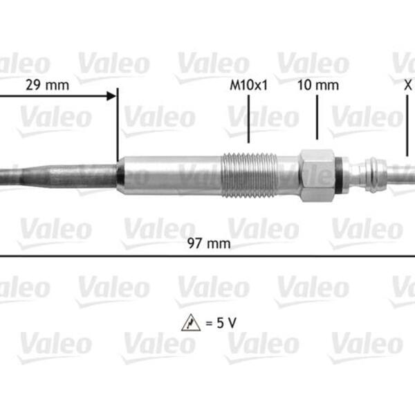 Žhavicí svíčka VALEO 345125