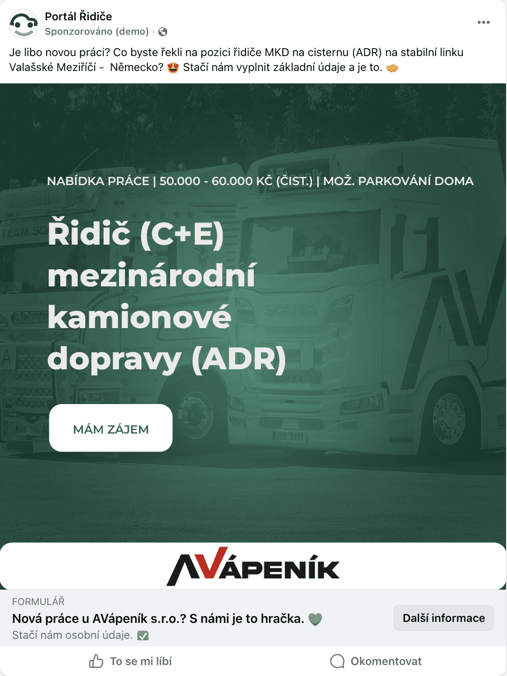 AVápeník s.r.o. - FB kampaň
