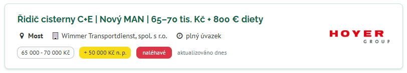 HOYER Group – inzerát